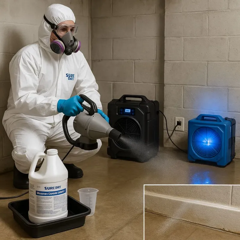 Sanitization and Odor Removal process in Surfside Beach, SC