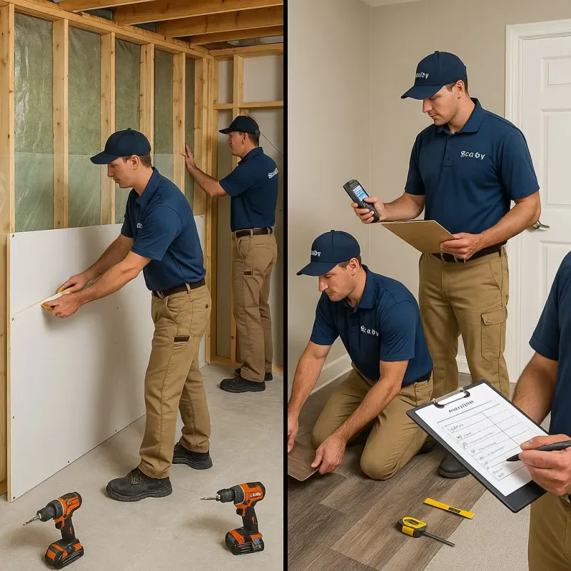 Repairs and Reconstruction process in Surfside Beach, SC